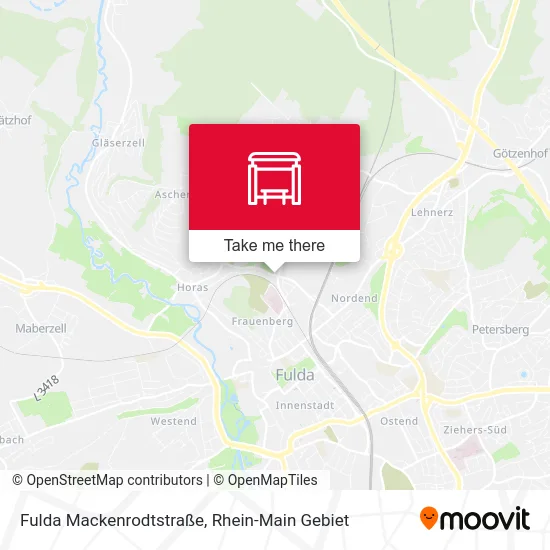 Карта Fulda Mackenrodtstraße