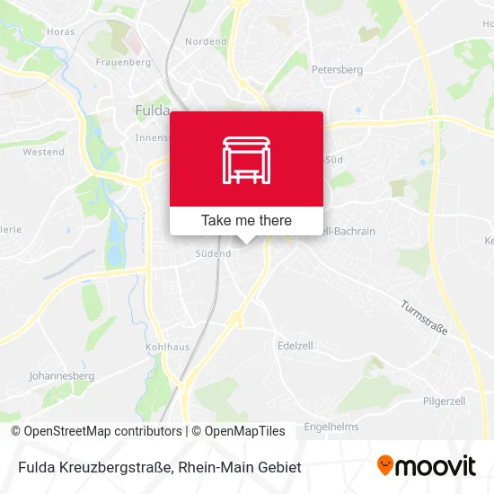 Карта Fulda Kreuzbergstraße