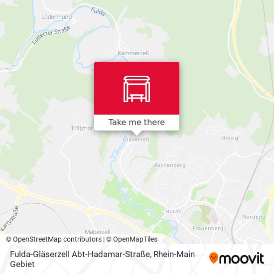 Fulda-Gläserzell Abt-Hadamar-Straße map