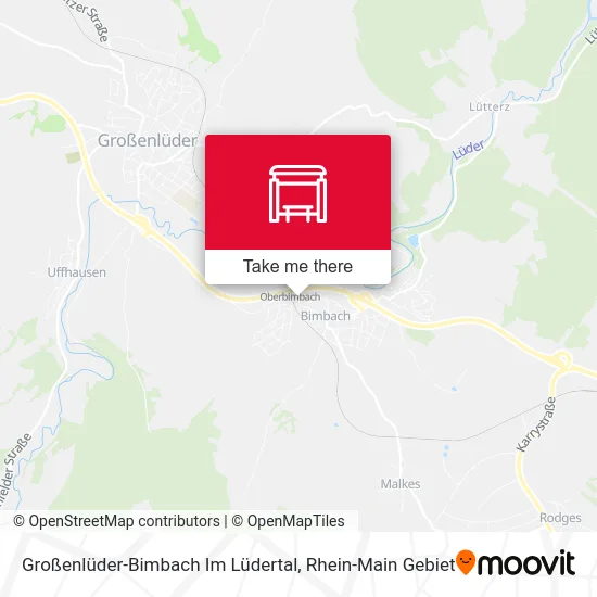 Карта Großenlüder-Bimbach Im Lüdertal