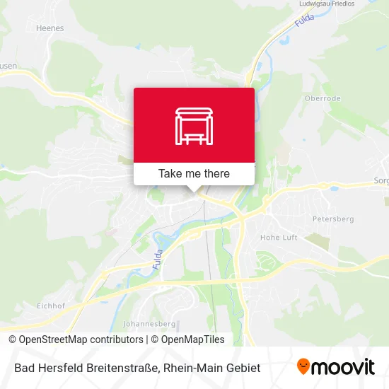 Карта Bad Hersfeld Breitenstraße
