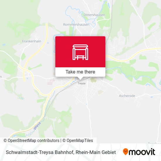 Schwalmstadt-Treysa Bahnhof map