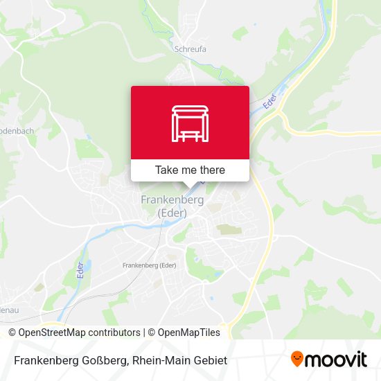 Карта Frankenberg Goßberg