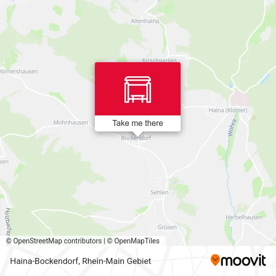 Карта Haina-Bockendorf