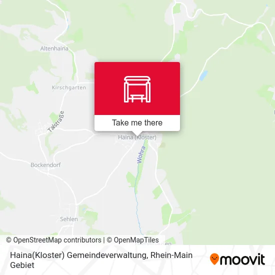 Карта Haina(Kloster) Gemeindeverwaltung