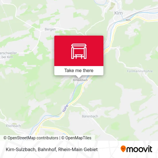Карта Kirn-Sulzbach, Bahnhof