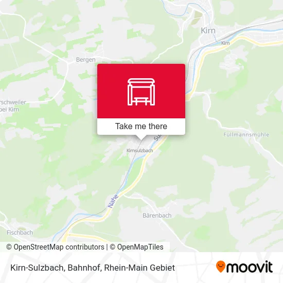 Карта Kirn-Sulzbach, Bahnhof