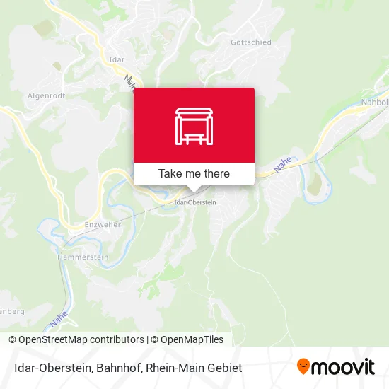 Карта Idar-Oberstein, Bahnhof