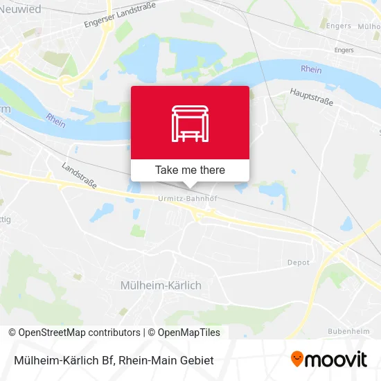 Карта Mülheim-Kärlich Bf