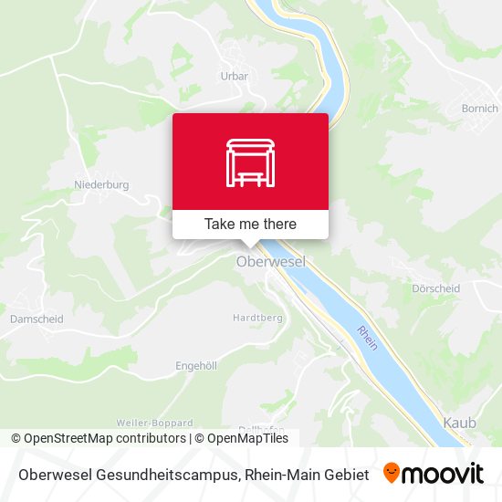 Oberwesel Gesundheitscampus map