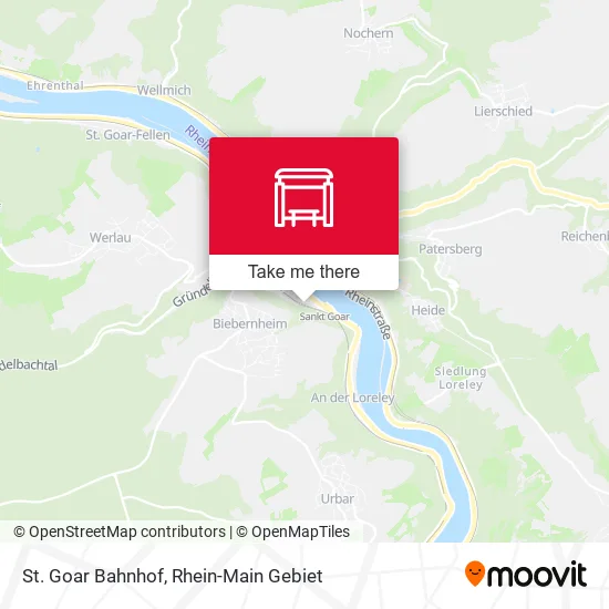 Карта St. Goar Bahnhof