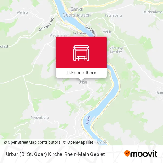Urbar (B. St. Goar) Kirche map