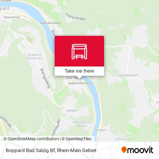 Карта Boppard Bad Salzig Bf
