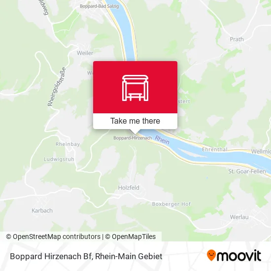 Карта Boppard Hirzenach Bf