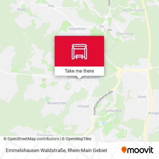 Emmelshausen Waldstraße map