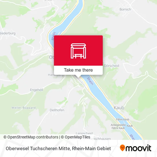 Карта Oberwesel Tuchscheren Mitte