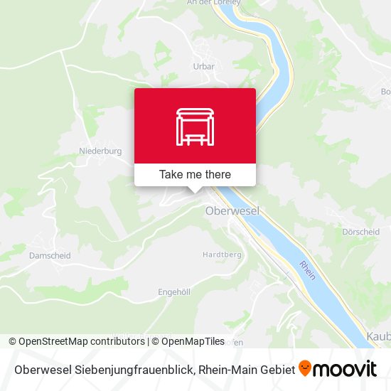 Oberwesel Siebenjungfrauenblick map