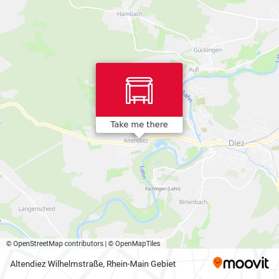 Карта Altendiez Wilhelmstraße