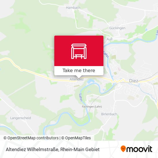 Карта Altendiez Wilhelmstraße