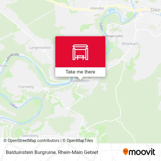 Карта Balduinstein Burgruine