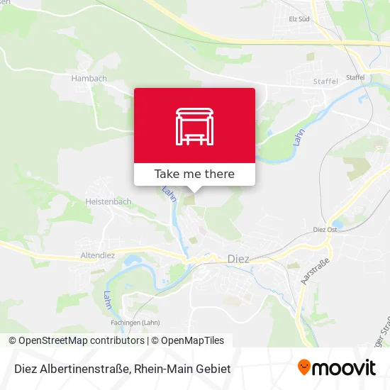 Карта Diez Albertinenstraße