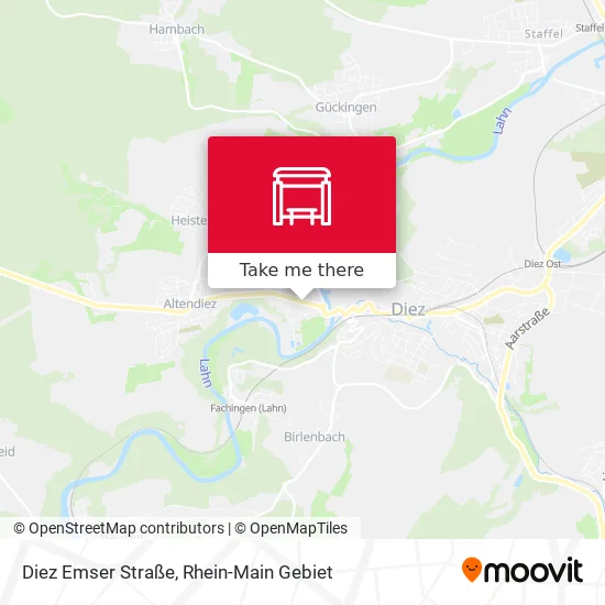 Карта Diez Emser Straße