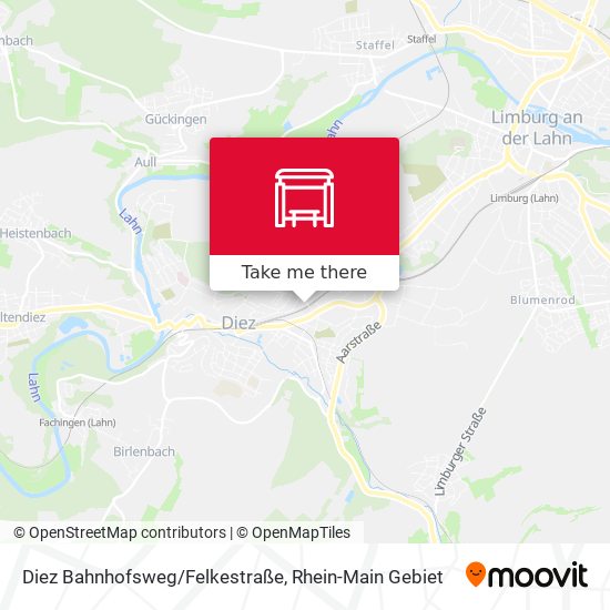 Diez Bahnhofsweg/Felkestraße map