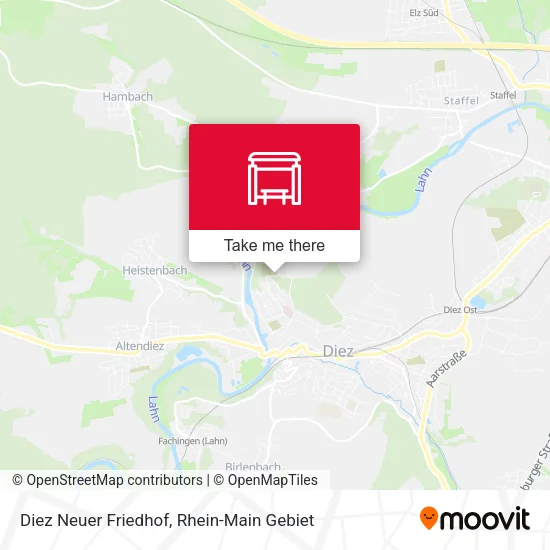 Карта Diez Neuer Friedhof