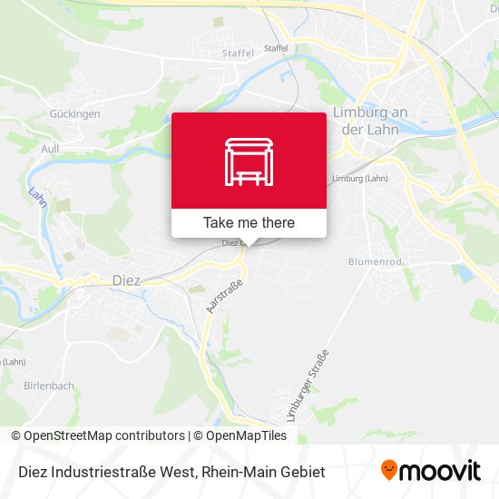 Diez Industriestraße West map