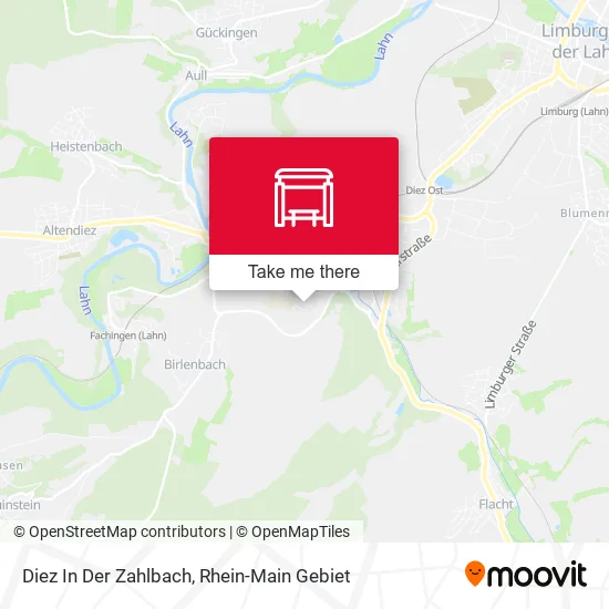 Карта Diez In Der Zahlbach