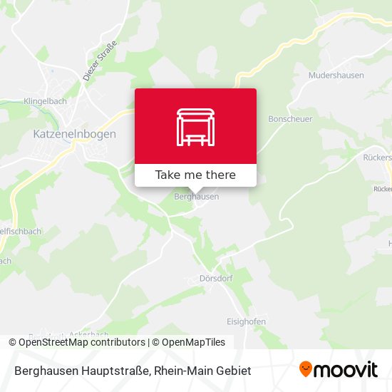 Berghausen Hauptstraße map