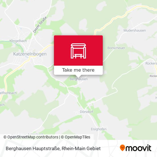 Berghausen Hauptstraße map
