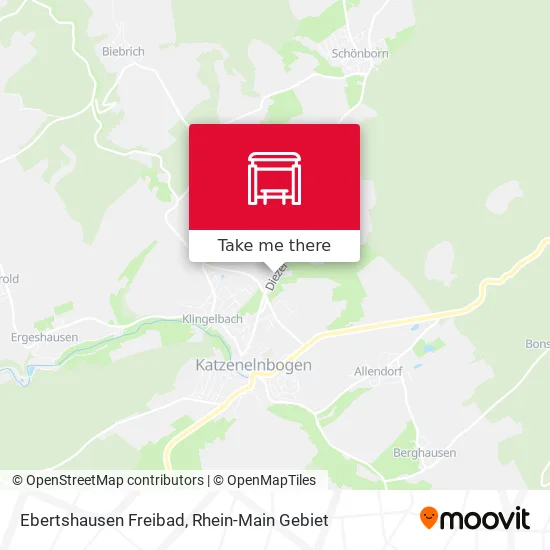 Карта Ebertshausen Freibad