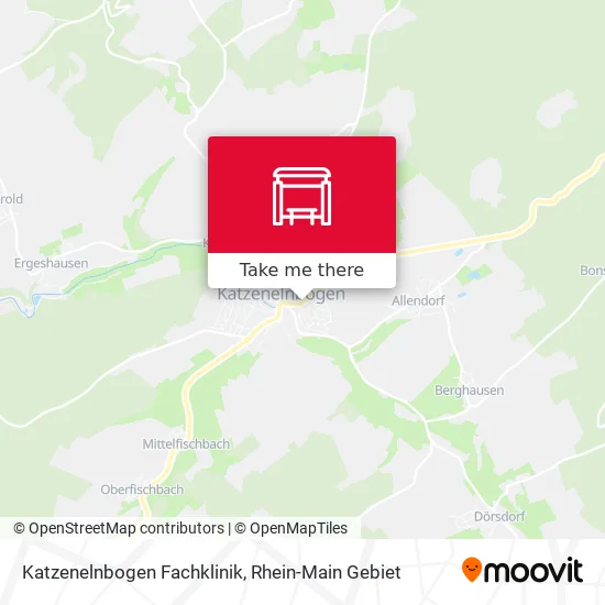 Карта Katzenelnbogen Fachklinik