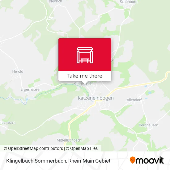 Карта Klingelbach Sommerbach