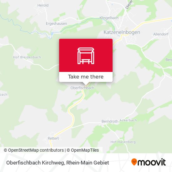 Oberfischbach Kirchweg map