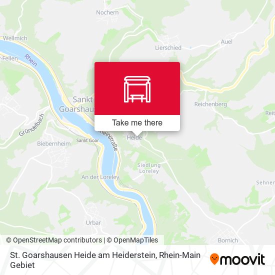 St. Goarshausen Heide am Heiderstein map