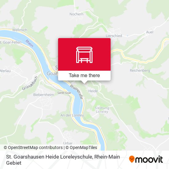 Карта St. Goarshausen Heide Loreleyschule