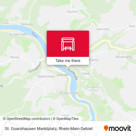 Карта St. Goarshausen Marktplatz