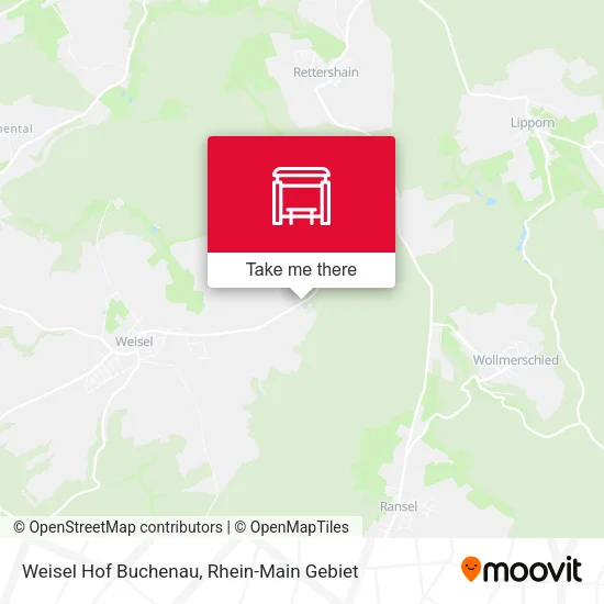 Weisel Hof Buchenau map