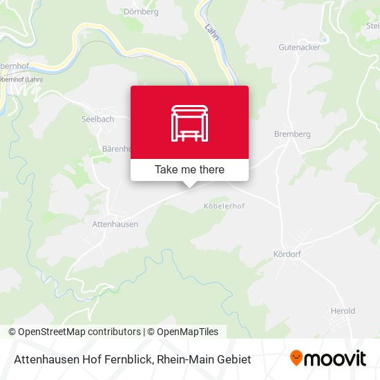 Attenhausen Hof Fernblick map