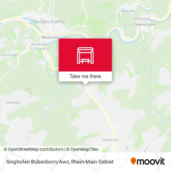 Карта Singhofen Bubenborn/Awz