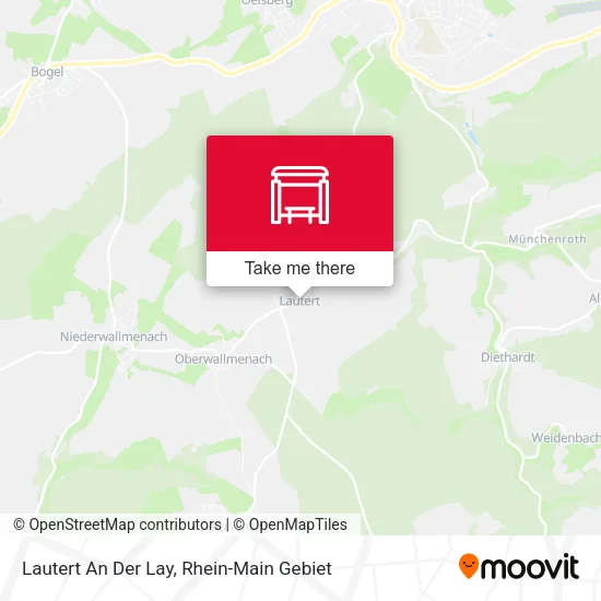 Карта Lautert An Der Lay