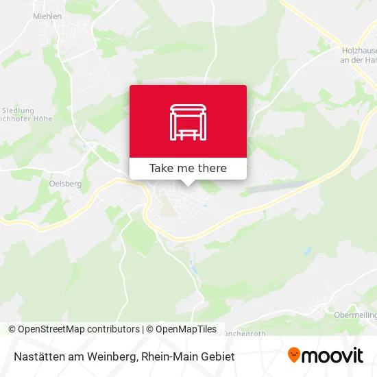 Карта Nastätten am Weinberg