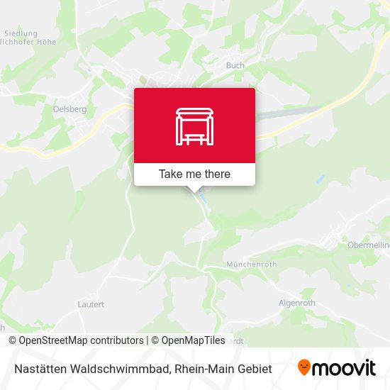 Nastätten Waldschwimmbad map