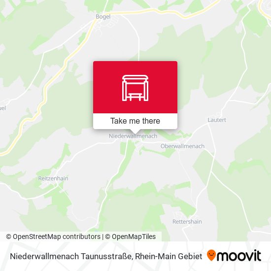 Niederwallmenach Taunusstraße map