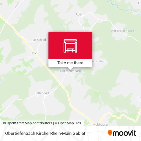 Карта Obertiefenbach Kirche
