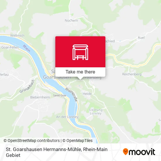 St. Goarshausen Hermanns-Mühle map