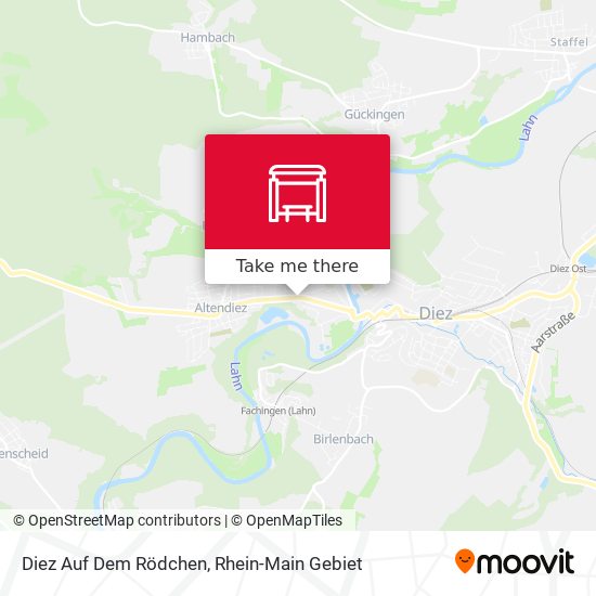 Карта Diez Auf Dem Rödchen