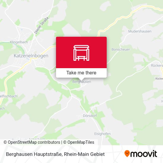 Berghausen Hauptstraße map